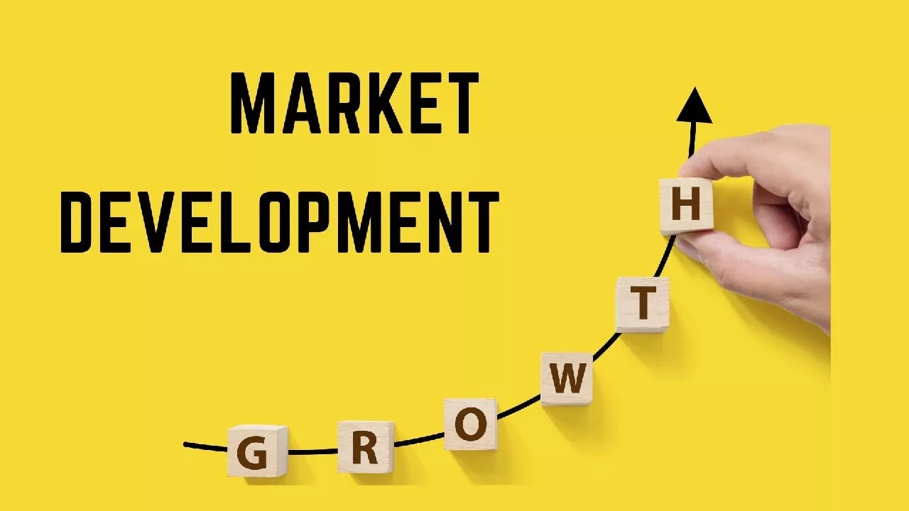 There is a heading that reads market development, which is one of the factors and is a cost-effective method for the growth of your business.